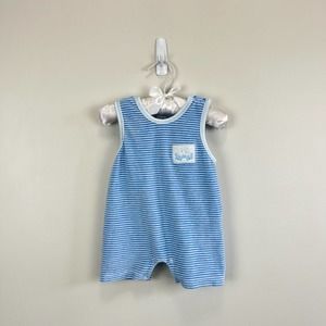 Kissy Kissy Blue Striped Terry Playsuit Romper 3-6 Months